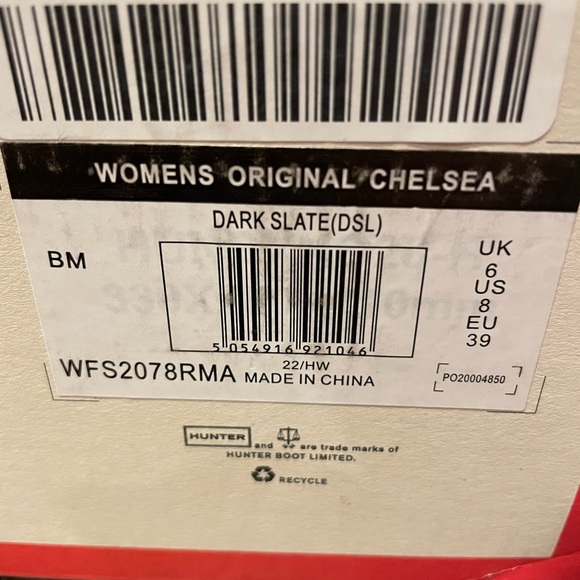Hunter women’s original Chelsea Boots - Picture 4 of 4